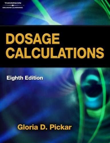 Dosage Calculations Available Titles 321 CalcDosage Calculations Online Reader