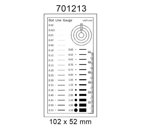 Dot Gauge Template