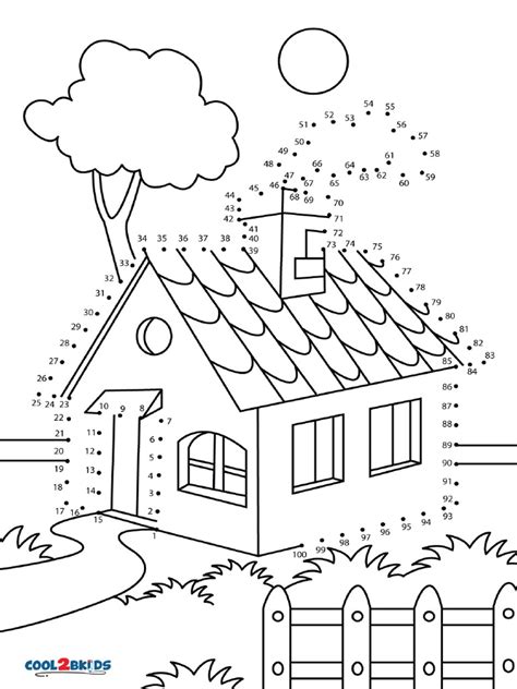 Dot To Dot 1 100 Printable