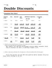 Double Discounts Answer Key Dave Ramsey Kindle Editon