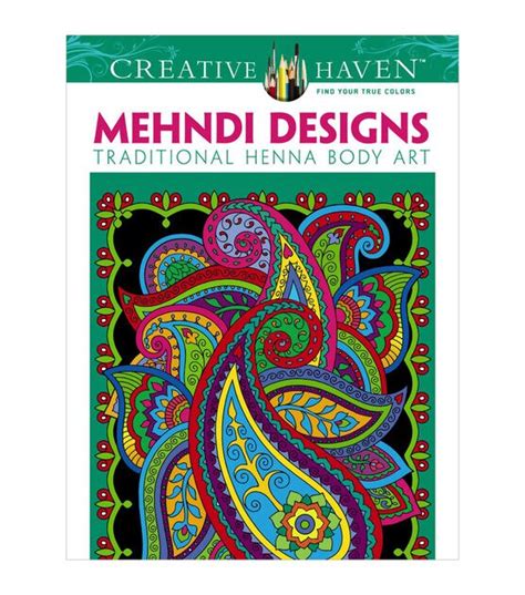 Dover Creative Haven Mehndi Designs Coloring Book Adult Coloring Epub