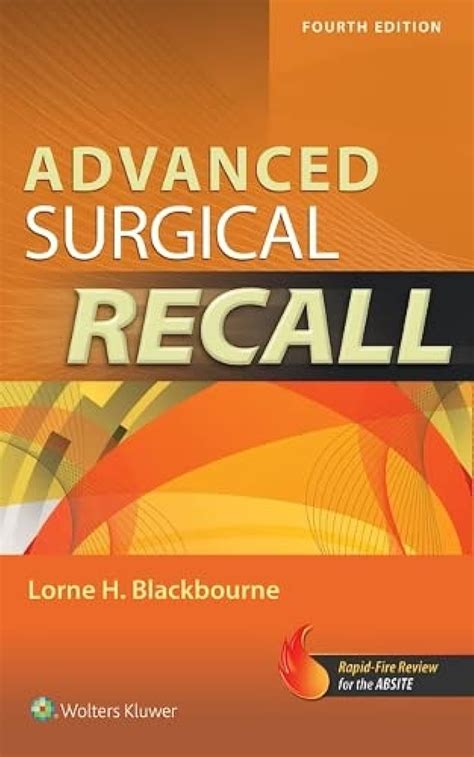 Download Advanced Surgical Recall  4e  Recall Series PDF Kindle Editon