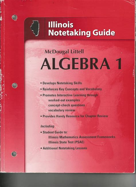 Download Algebra 1, Grades 9-12 Notetaking Guide: Mcdougal Ebook PDF