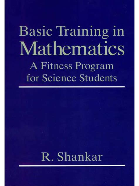 Download Basic Training in Mathematics  A Fitness Program for Science Students PDF Doc