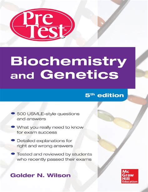 Download Biochemistry and Genetics Pretest Self-Assessment and Review 5 E  PreTest Basic Science PDF Doc