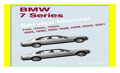 Download Bmw 7 Series E38 Service Manual 1995 2001 740i 740il 750il Pdf  Ebook Epub
