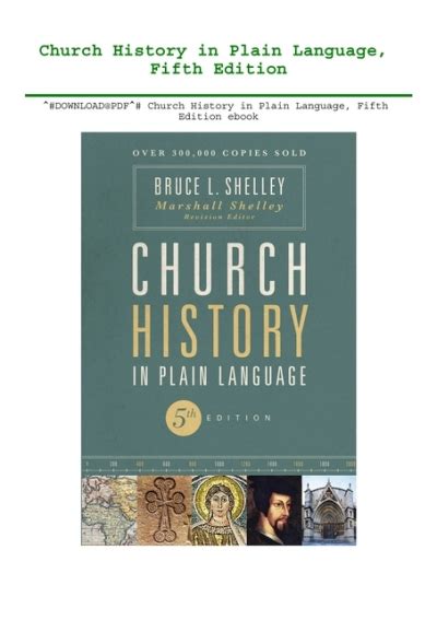 Download Church History In Plain Language Ebook Doc