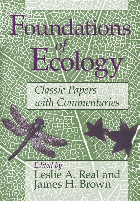 Download Foundations of Ecology  Classic Papers with Commentaries PDF Kindle Editon