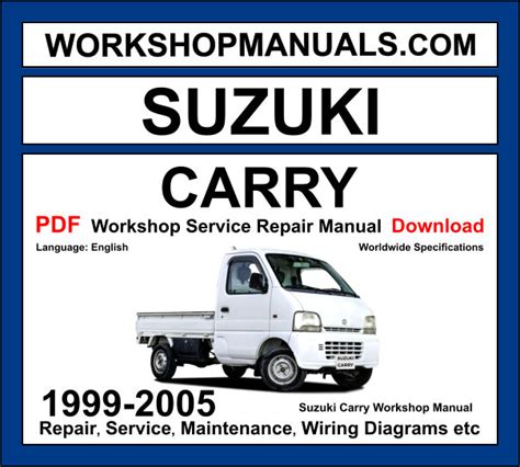 Download Manual Suzuki Carry Service Manual Pdf  Ebook Reader