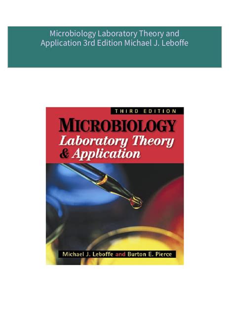 Download Microbiology  Laboratory Theory and Application  Third Edition PDF Epub