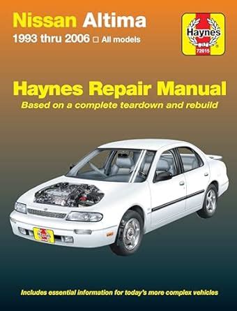 Download Nissan Altima 1993 Thru 2006 Haynes Ebook Reader