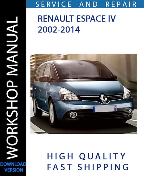 Download Pdf Renault Espace Iv Repair Manual  Ebook PDF