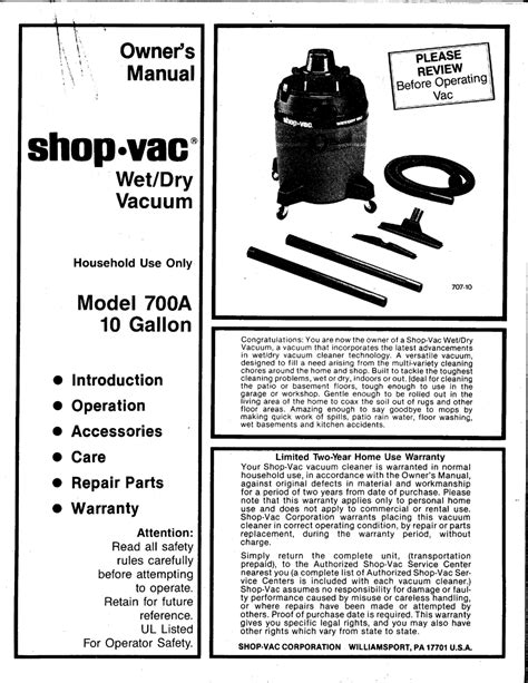 Download Pdf Shop Vac Manual Ebook Epub