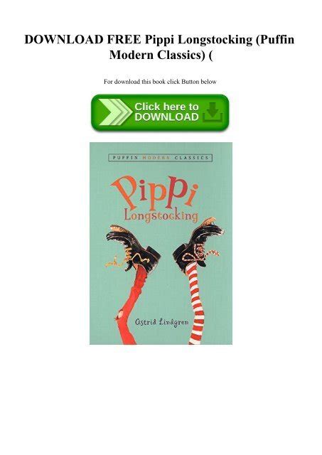 Download Pippi Longstocking Puffin Modern Classics Ebook Kindle Editon