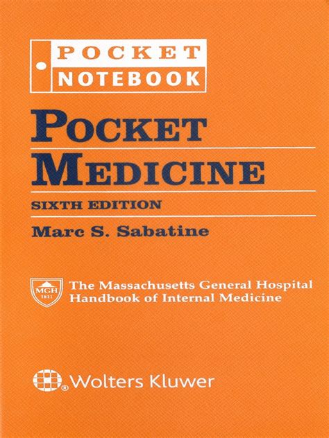 Download Pocket Medicine-The Massachusetts General Hospital Handbook of Internal Medicine PDF PDF