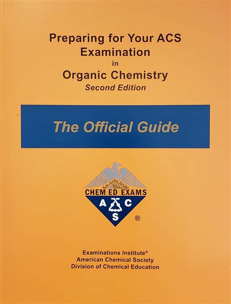 Download Preparing for Your ACS Examination in Organic Chemistry The Official Guide PDF Kindle Editon