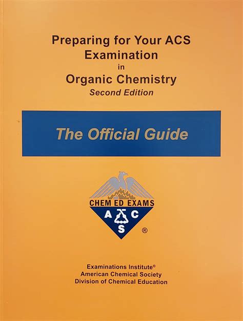 Download Preparing for Your ACS Examination in Organic Chemistry The Official Guide PDF Kindle Editon