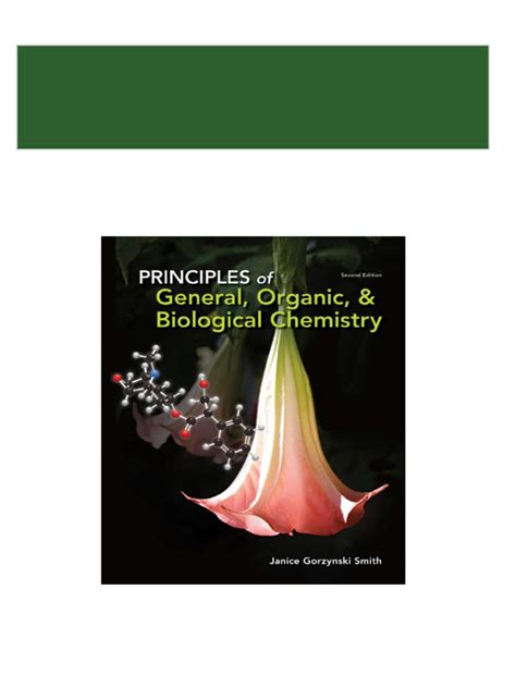 Download Principles of General  Organic   amp  Biological Chemistry PDF Doc