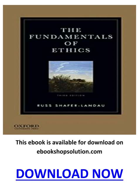 Download The Fundamentals of Ethics, 3rd Edition PDF. PDF