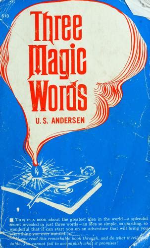Download Three Magic Words U S Andersen  Pdf Kindle Editon