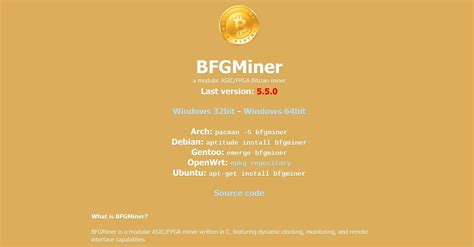 Download the BFG Miner image.