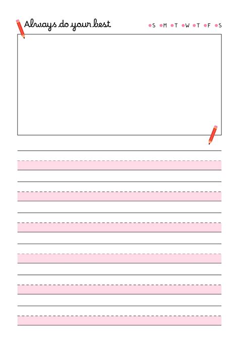 Downloadable Free Printable Handwriting Paper