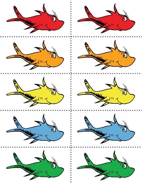 Dr Seuss Fish Printables