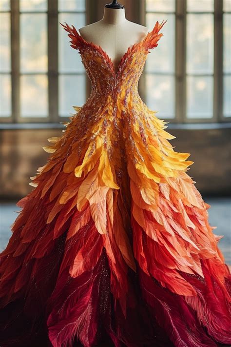 Dragon Flame Gown: