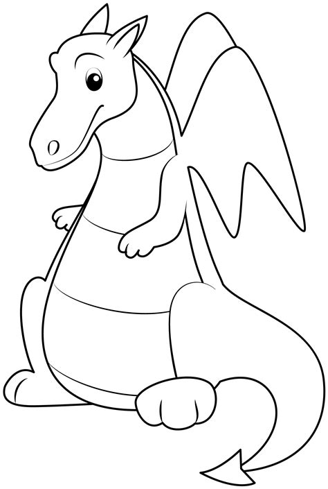 Dragon Template Printable