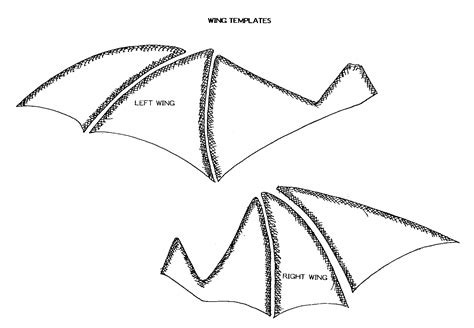 Dragon Wings Template