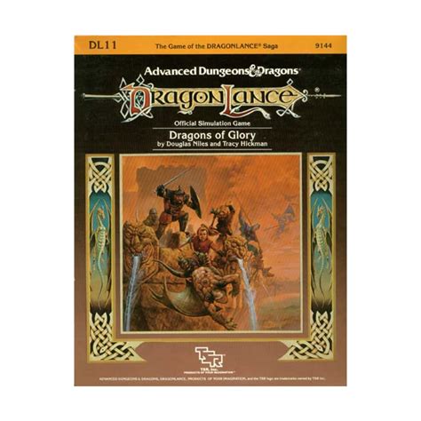 Dragons of Glory Advanced Dungeons and Dragons Dragonlance Supermodule DL11 Doc