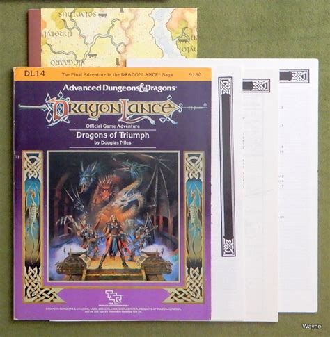 Dragons of Triumph Advanced Dungeons and Dragons Module DL14 Doc