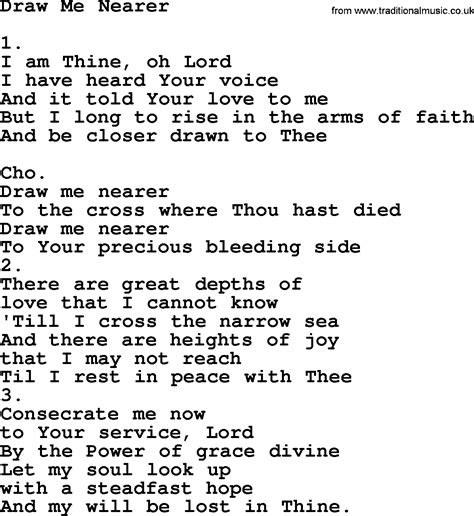 Draw Me Nearer Blessed Lord