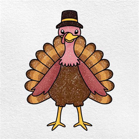 Drawing Thanksgiving Turkey