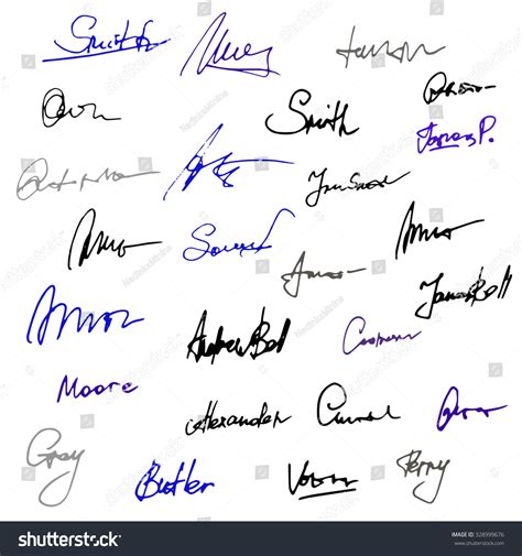 Drawn signatures: