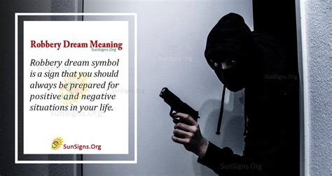 Dream Meaning Robbery: Unraveling the Hidden Symbolism
