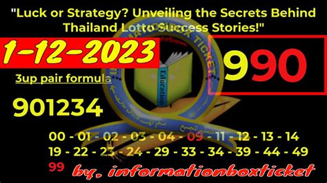 Dreaming Big? Unveiling the Secrets of the Thai Lottery