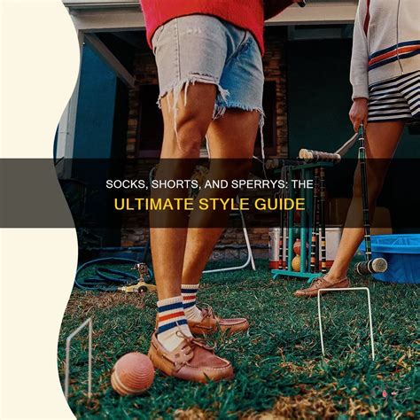Dress Socks with Sperrys: A Timeless Style Statement