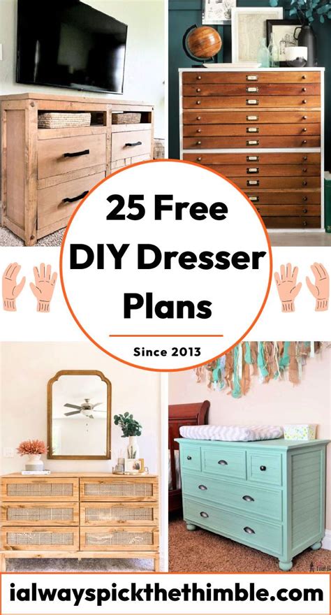 Dresser Plans for Every Need: 50+ DIY Designs