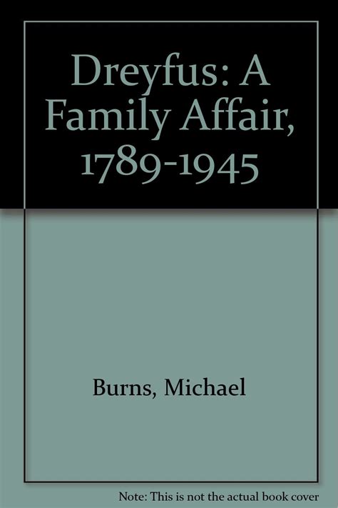 Dreyfus A Family Affair 1789 1945 PDF