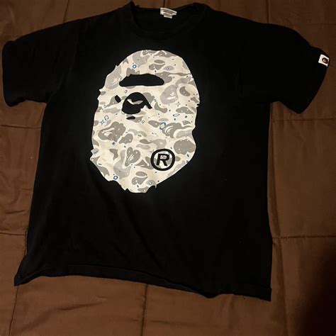 Drip Hard with a Bape Shirt Black and White