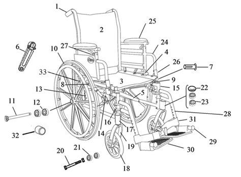 Drive Wheelchair Parts Catalog