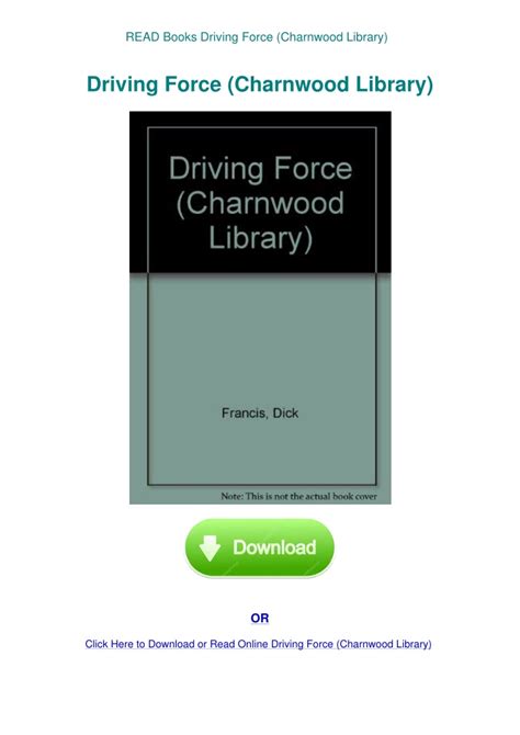 Driving Force Charnwood Library Doc