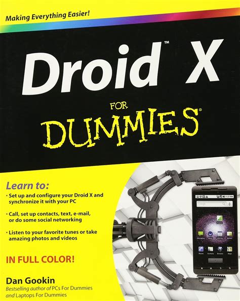 Droid X For Dummies PDF