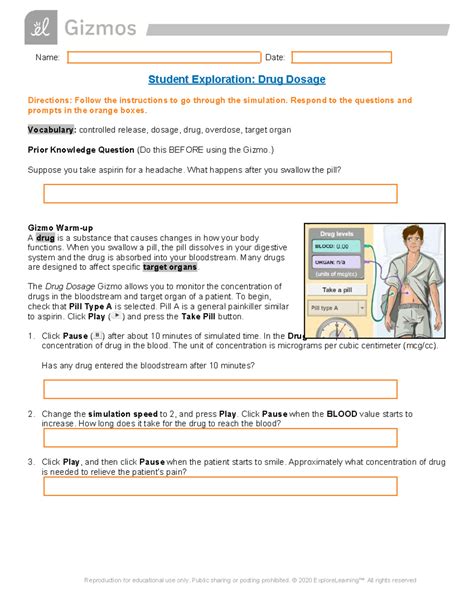 Drug Dosage Gizmo Answers Epub