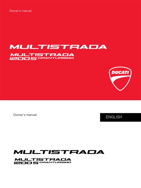 Ducati Multistrada Owners Manual Ebook Doc