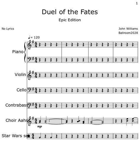 Duel of Fates: Lyrics that Echo Through Time