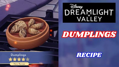 Dumplings in Disney Dreamlight Valley: A Culinary Adventure