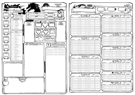Dungeons And Dragons Printable