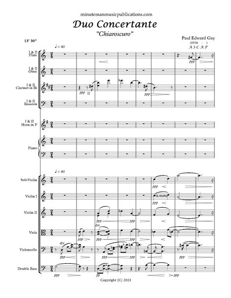 Duo Concertante for Violin and Viola PDF